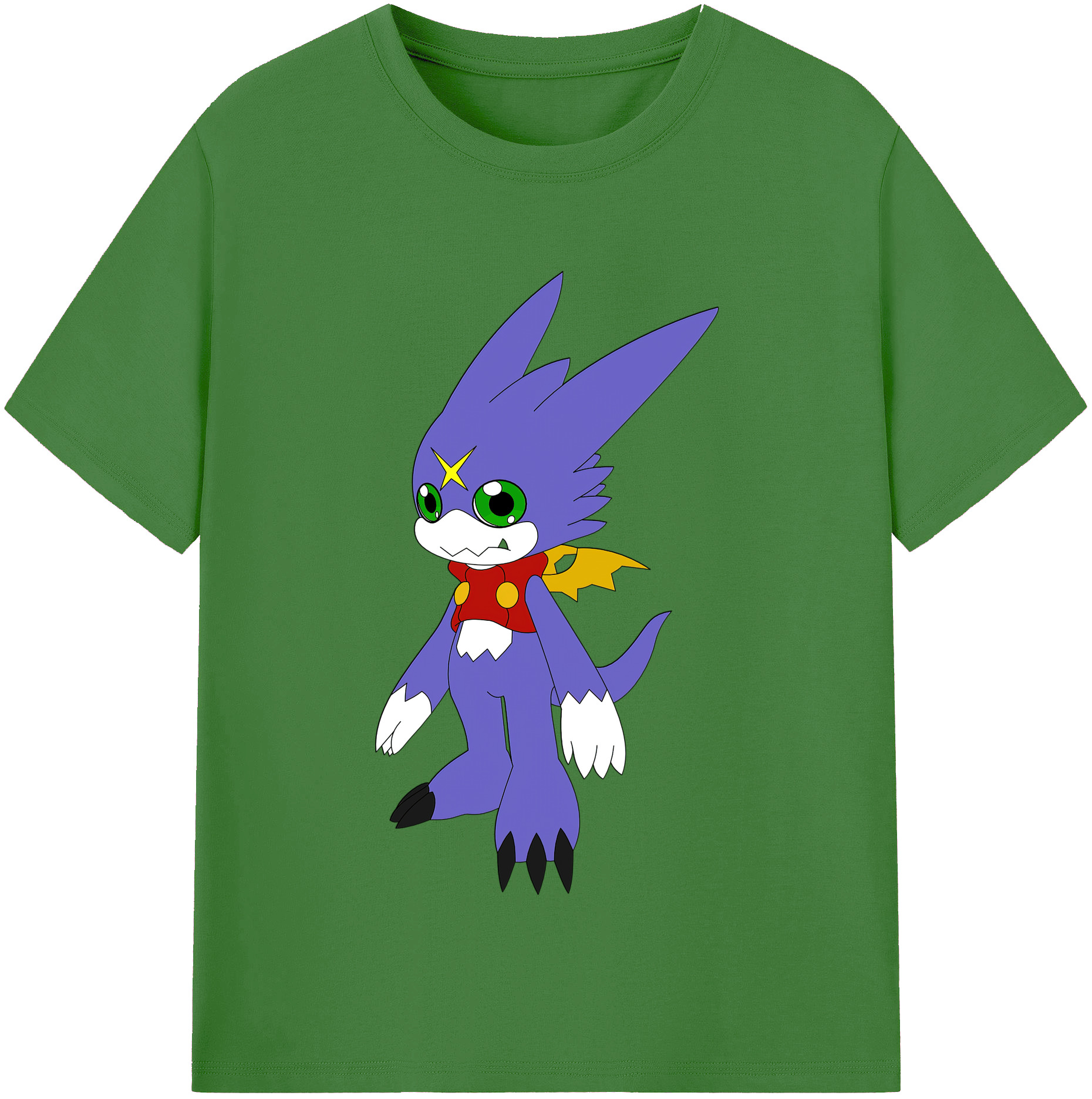 （画像用） Digimon デジタルモンスター/デジモン レディースカジュアルプリントTシャツ（綿100％）